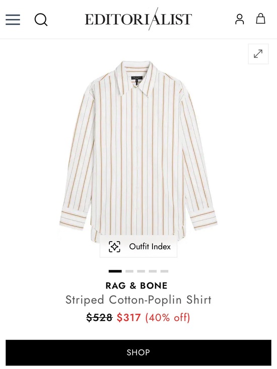 rag & bone Tops - Rag & Bone Jessica Stripe Shirt